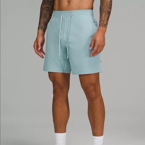 lululemon T.H.E Linerless Shorts 7” (Baby Blue)